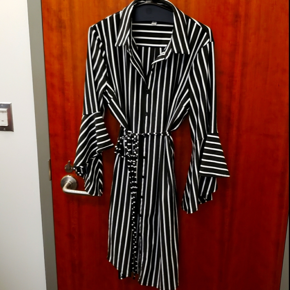 Black and white dress